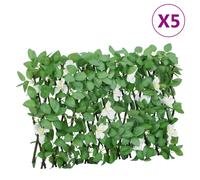 vidaXL Artificial Ivy Trellis Expandable Green 5 pcs 180x30 cm