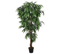 Vidaxl Artificial Mango Tree 600 Leaves 150 Cm Green