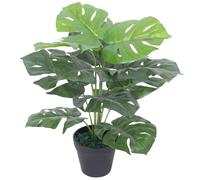 vidaXL Artificial Monstera Plant with Pot 45cm Green Lifelike Realistic Fake