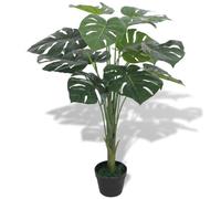 vidaXL Artificial Monstera Plant with Pot 70cm Green Lifelike Realistic Fake