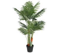 vidaXL Artificial Palm Tree with 3 Trunks Green 120 cm PP