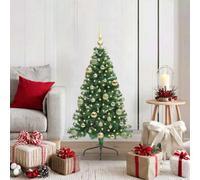 Vidaxl Artificial Pre-Lit Christmas Tree Green 120 Cm Pvc