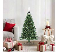 Vidaxl Artificial Pre-Lit Christmas Tree Green 120 Cm Pvc