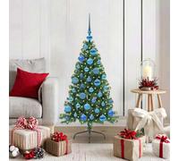 Vidaxl Artificial Pre-Lit Christmas Tree Green 120 Cm Pvc