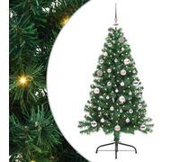 Vidaxl Artificial Pre-Lit Christmas Tree Green 150 Cm Pvc
