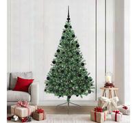 Vidaxl Artificial Pre-Lit Christmas Tree Green 210 Cm Pvc
