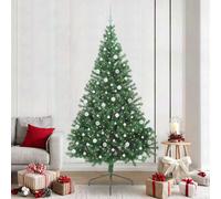 Vidaxl Artificial Pre-Lit Christmas Tree Green 240 Cm Pvc