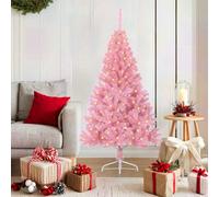 VidaXL Artificial Pre-lit Christmas Tree With 150 LEDs Pink 150 Cm PVC