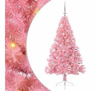 Vidaxl Artificial Pre-Lit Christmas Tree With 150 Leds Pink 150 Cm Pvc