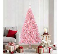 Vidaxl Artificial Pre-Lit Christmas Tree With 300 Leds Pink 180 Cm Pvc