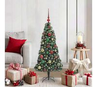 Vidaxl Artificial Pre-Lit Christmas Tree With Ball Set Green 120 Cm