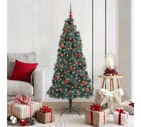 Vidaxl Artificial Pre-Lit Christmas Tree With Ball Set Green 150 Cm