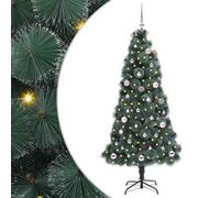 Vidaxl Artificial Pre-Lit Christmas Tree With Ball Set Green 150 Cm