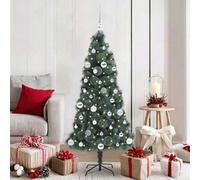 Vidaxl Artificial Pre-Lit Christmas Tree With Ball Set Green 150 Cm