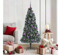 Vidaxl Artificial Pre-Lit Christmas Tree With Ball Set Green 150 Cm