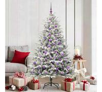 Vidaxl Artificial Pre-Lit Christmas Tree With Ball Set Green 180 Cm