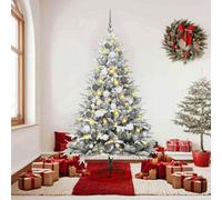 Vidaxl Artificial Pre-Lit Christmas Tree With Ball Set Green 180 Cm