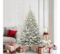 Vidaxl Artificial Pre-Lit Christmas Tree With Ball Set Green 180 Cm