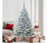 Vidaxl Artificial Pre-Lit Christmas Tree With Ball Set Green 180 Cm