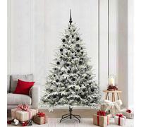 Vidaxl Artificial Pre-Lit Christmas Tree With Ball Set Green 210 Cm