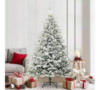 Vidaxl Artificial Pre-Lit Christmas Tree With Ball Set Green 210 Cm
