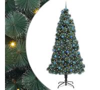 Vidaxl Artificial Pre-Lit Christmas Tree With Ball Set Green 240 Cm