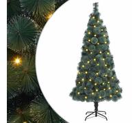 Vidaxl Artificial Pre-Lit Christmas Tree With Stand Green 180 Cm Pet