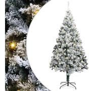 vidaXL Artificial Pre-lit Christmas Tree with Stand Green 400 cm PVC, Modern Christmas Tree, Pre-Lit Holiday Decor, USB Powered Pine, Seasonal Home Ornament, Minimalist Outdoor