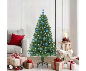 Vidaxl Artificialchristmastree Green 150Cm Pvc
