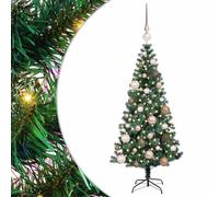 vidaXL ArtificialChristmasTree with 150 LEDs Green 120 cm PVC,