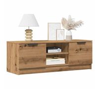 vidaXL Artisan Oak TV Cabinet 102x35x36.5 cm | Engineered Wood TV Stand with Ample Storage (856859)