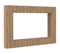 vidaXL Artisan Oak TV Stand 100 cm with Hinged Doors in Engineered Wood to Wall Mount. Perfect for your Medium Furniture, Storage and Shelving. Has a Modular Design