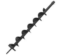 'vidaXL Steel 80mm Auger Drill Bit for Tree Planting, Road Construction and Fence Post Setting, Compatible with Regular Augers