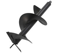 Auger Drill Durable Steel Black Garden Plant Construction Multi Sizes vidaXL