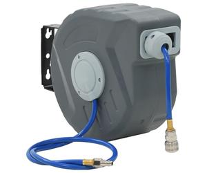 vidaXL Automatic Air Hose Reel 3/8" 12m+1m Garage Workshop Compressor Tool