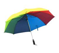 vidaXL Automatic Folding Umbrella Multicolour Portable Rain Travel Umbrella