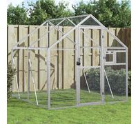 vidaXL Aviary Silver 1.79x2x1.85 m Aluminium