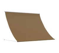 vidaXL Awning Beige 250 x 150 cm 180 g / m² Polyester with PU Coated