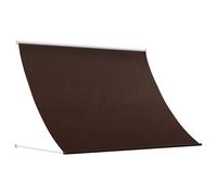 vidaXL Awning Brown 250 x 150 cm 180 g / m² Polyester with PU Coated