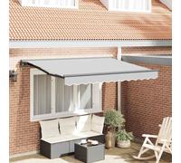 vidaXL Awning Frame Anthracite 3.5 x 2 m Metal