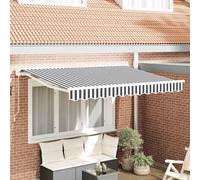 vidaXL Awning Frame Anthracite and White 250 x 200 cm