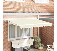 vidaXL Awning Frame Cream 250 x 200 cm Polyester with PU coating