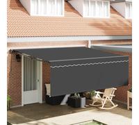 vidaXL Awning Frame Yellow and White 350 x 250 cm