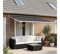 VidaXL Awning Replacement Fabric Anthracite 450 X 350 Cm Polyester