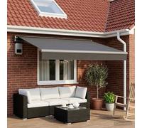 VidaXL Awning Replacement Fabric Anthracite 500 X 300 Cm Polyester