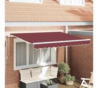 vidaXL Awning Replacement Fabric Burgundy Red 2.5 x 2 m Polyester