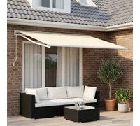 VidaXL Awning Replacement Fabric Cream 300 X 250 Cm Polyester