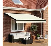 VidaXL Awning Replacement Fabric Cream 450 X 300 Cm Polyester