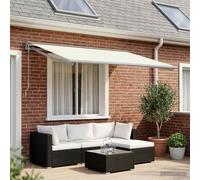 VidaXL Awning Replacement Fabric Cream 500 X 350 Cm Polyester