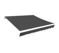 vidaXL Awning Top Sunshade Canvas Anthracite 400x300 cm NEW